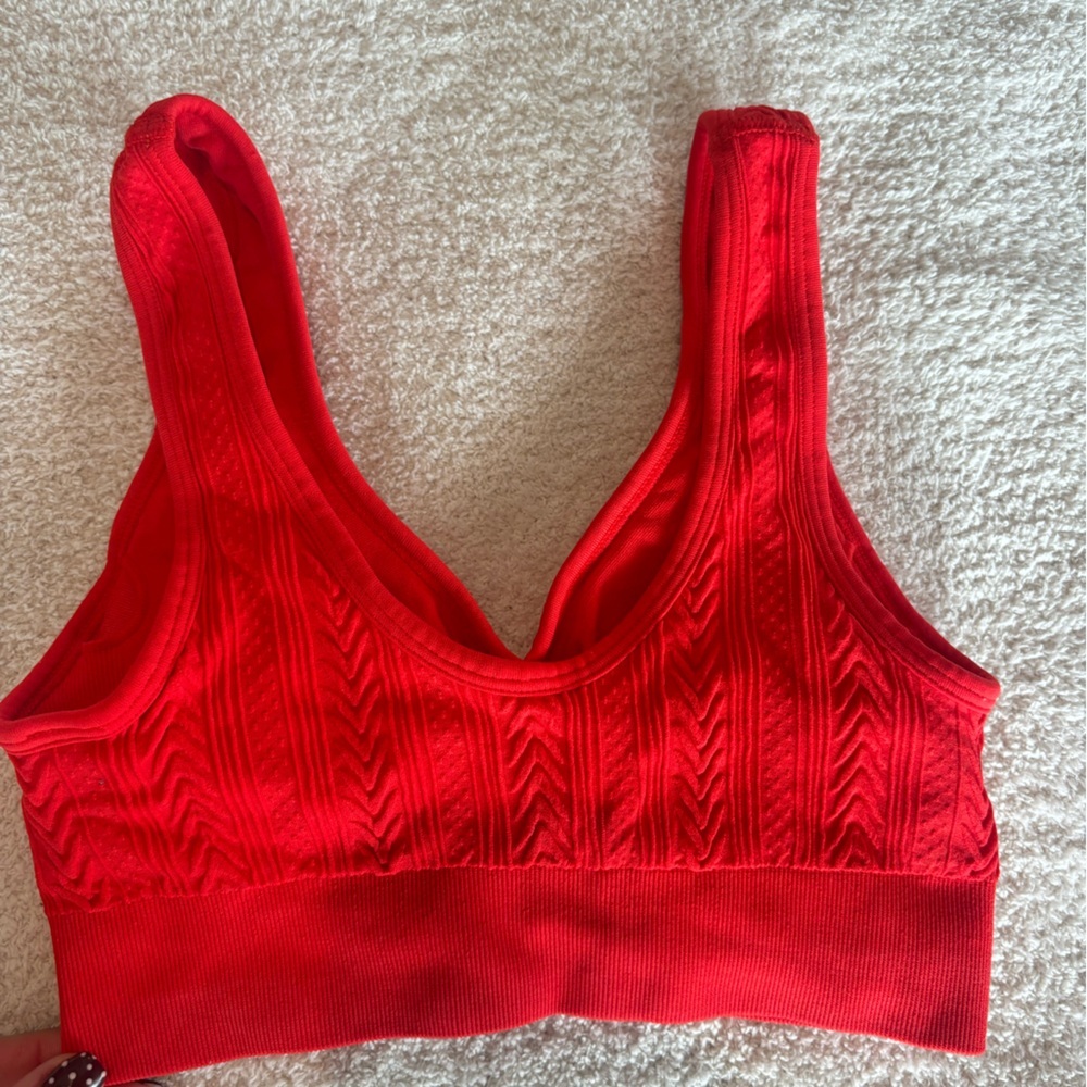 Aerie Seamless Cable Knit Padded Bralette Small - Picture 4 of 4